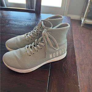NOBULL Textured Gray High-Top Sneakers